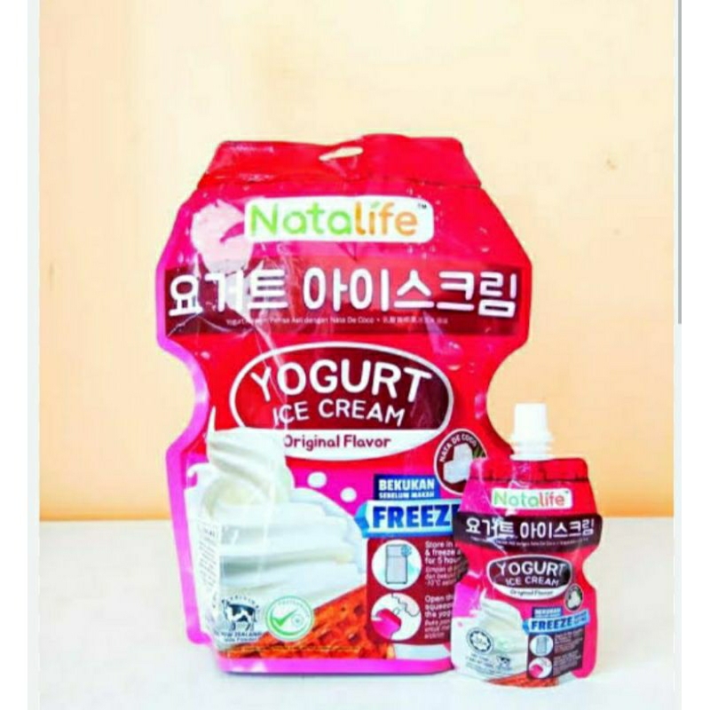 Jual Natalife Yogurt Ice cream original Flavor 300ml Shopee Indonesia