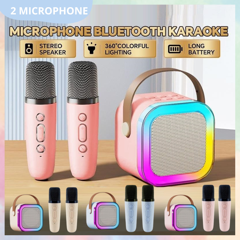 Bluetooth Mini Speaker Karaoke Speaker Portable with MIC Bluetooth MP3  Player Full Bass Wireless