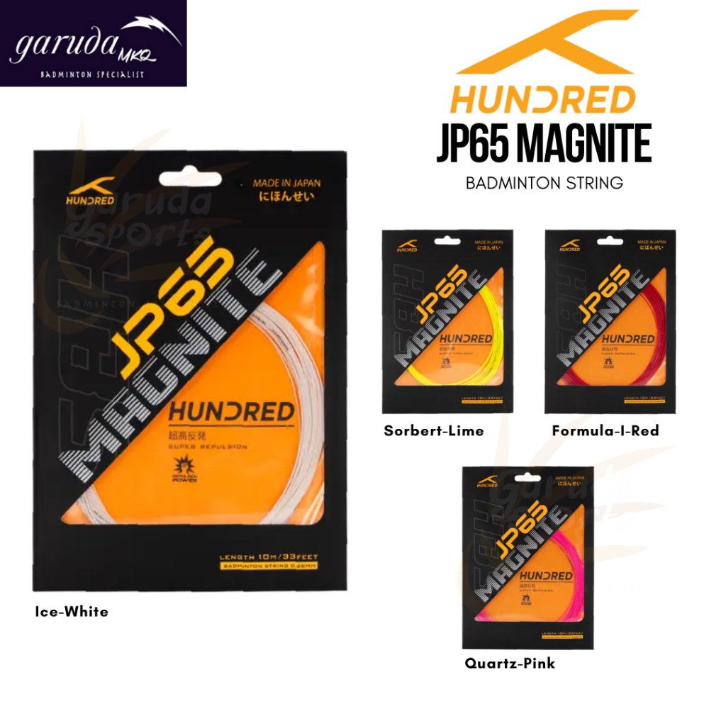 Jual HUNDERD badminton string JP65 Magnite / JP 65 Magnite / SENAR BULU ...