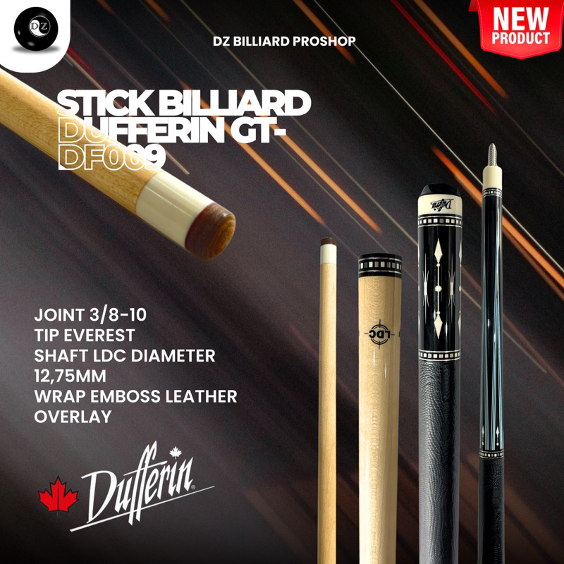 Jual DUFFRIN CUE GT-DF009 / STIK BILLIARD | Shopee Indonesia