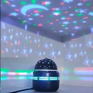 Lampu Tidur Proyektor Bulat Bulan Bintang  Star Master Led | AutoStock