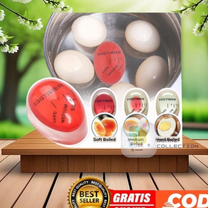 Jual KI3 Alat Pengukur Kematangan Telur Berubah Warna Perfect Boiled ...