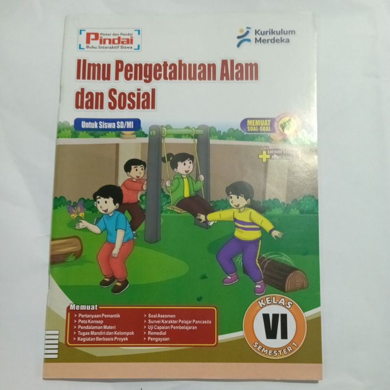 Jual LKS ILMU PENGETAHUAN ALAM DAN SOSIAL KELAS 6 SEMESTER 1 ARYA DUTA ...