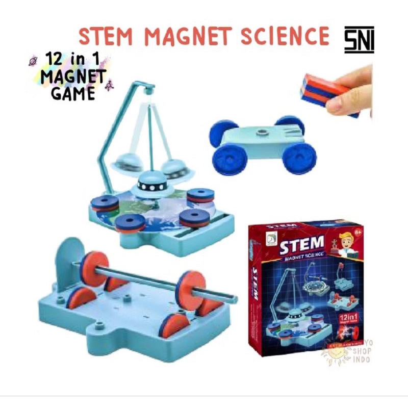 Jual Mainan anak STEM MAGNET SCIENCE edukasi Eksperimen | Shopee Indonesia