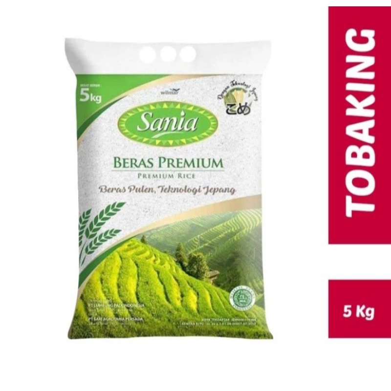 Jual BERAS SANIA PREMIUM RICE 5 KG | Shopee Indonesia