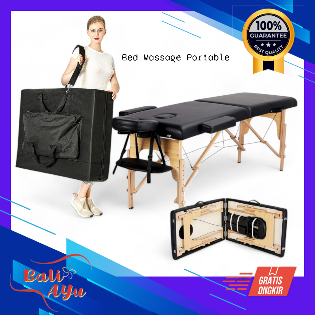 Jual BED MASSAGE PORTABLE IMPORT QUALITY / TEMPAT TIDUR LIPAT MASSAGE ...