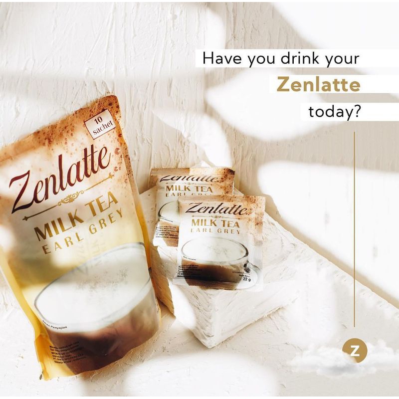 Jual Teh Zenlatte Rasa Matcha, Thai Tea, Milk Tea kemasan sachet isi 27 ...