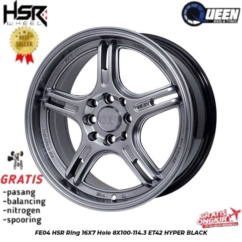 Jual Velg mobil R16 HSR Fe04 Series Brio Mobilio Avanza Binguo Neta ...
