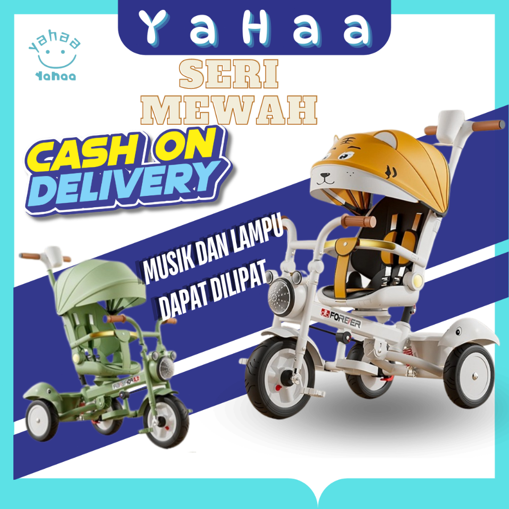 Jual Sepeda roda tiga anak 1 tahun sepeda roda 3 bayi tricycle anak ...