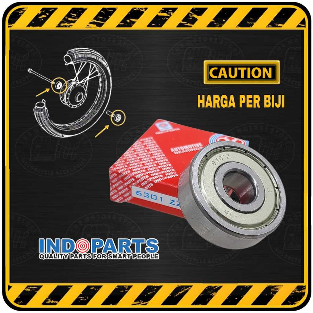 Jual Bearing 6301 - ZZ Laker Klaker Roda Depan Honda GRAND LEGENDA GL ...