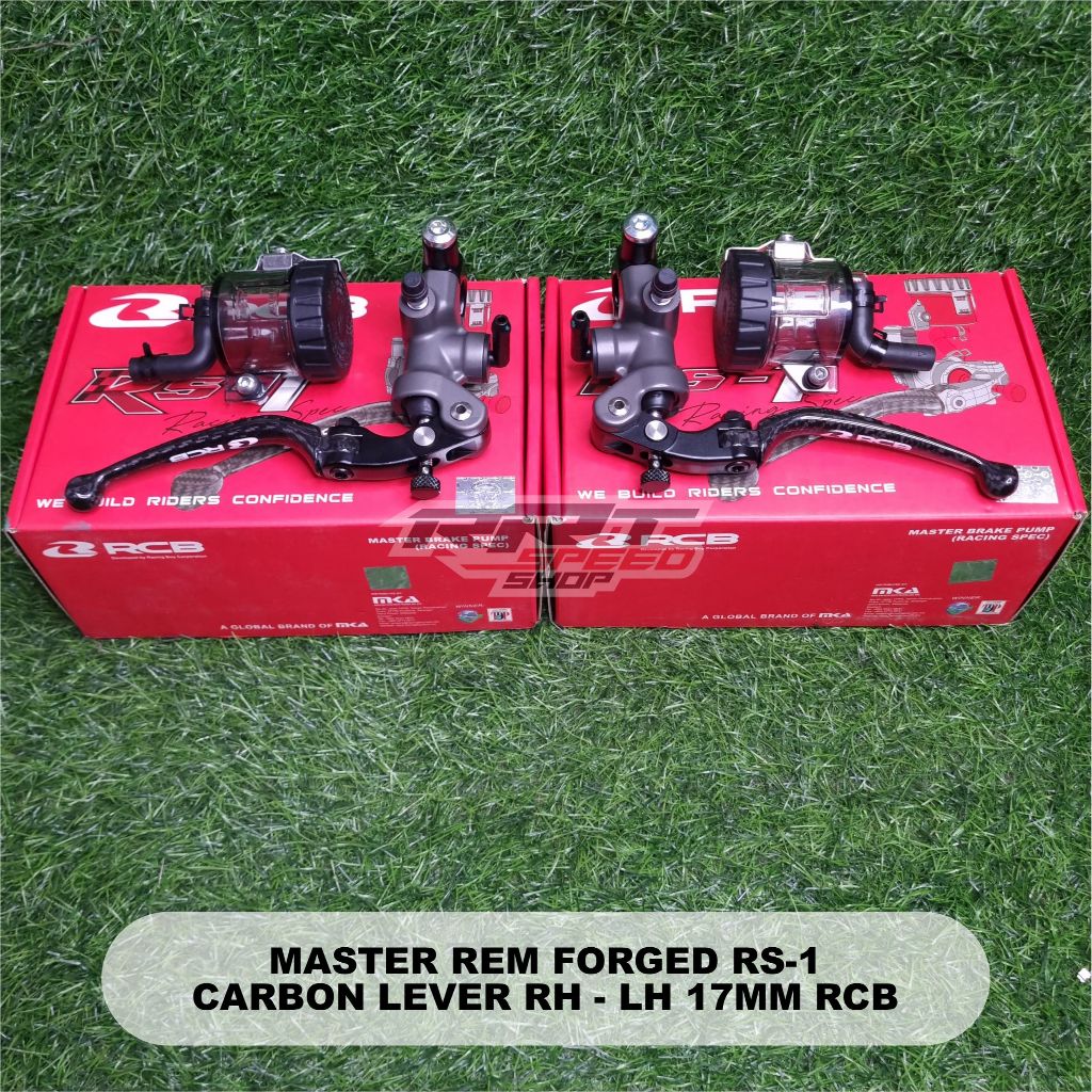 Jual MASTER REM DAN KOPLING FORGED RCB RS-1 RH LH LEVER CARBON ...