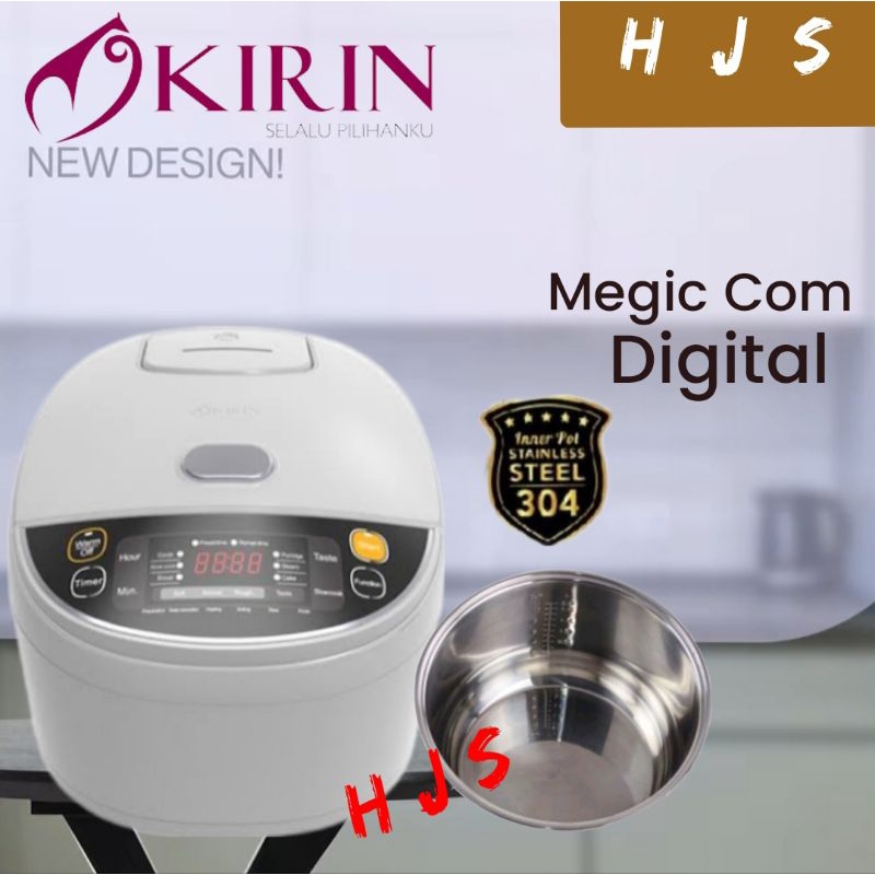 Jual Kirin Digital Rice Cooker KRC-720D 2L Magic Com Digital KRC720 ...