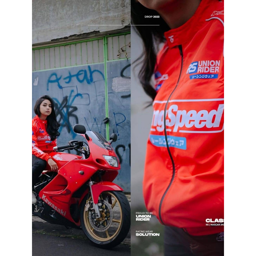 Jual JAKET ROLLING SPEED/JAKET NASCAR ROLLING SPEED/JAKET MOTOR MERAH ...