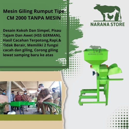Jual Mesin Chopper Rumput Multifungsi Hanya Kerangka Tipe CM 2000 ...