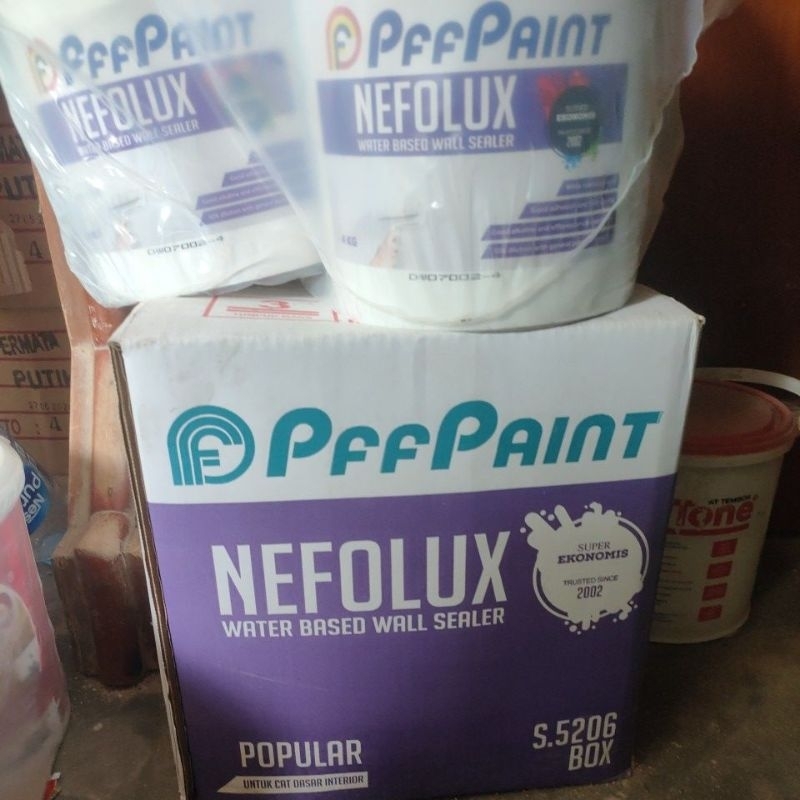 Jual cat dasar tembok cat sealer nefolux PFF paint cat syler APP ...