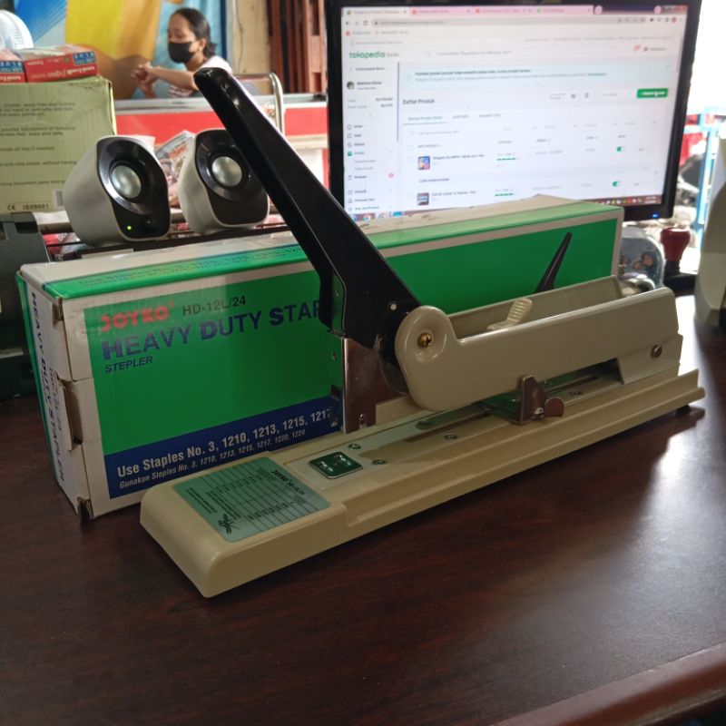 Jual Joyko Staples HD12L/24 Heavy Duty Stapler Besar Hekter Jilid