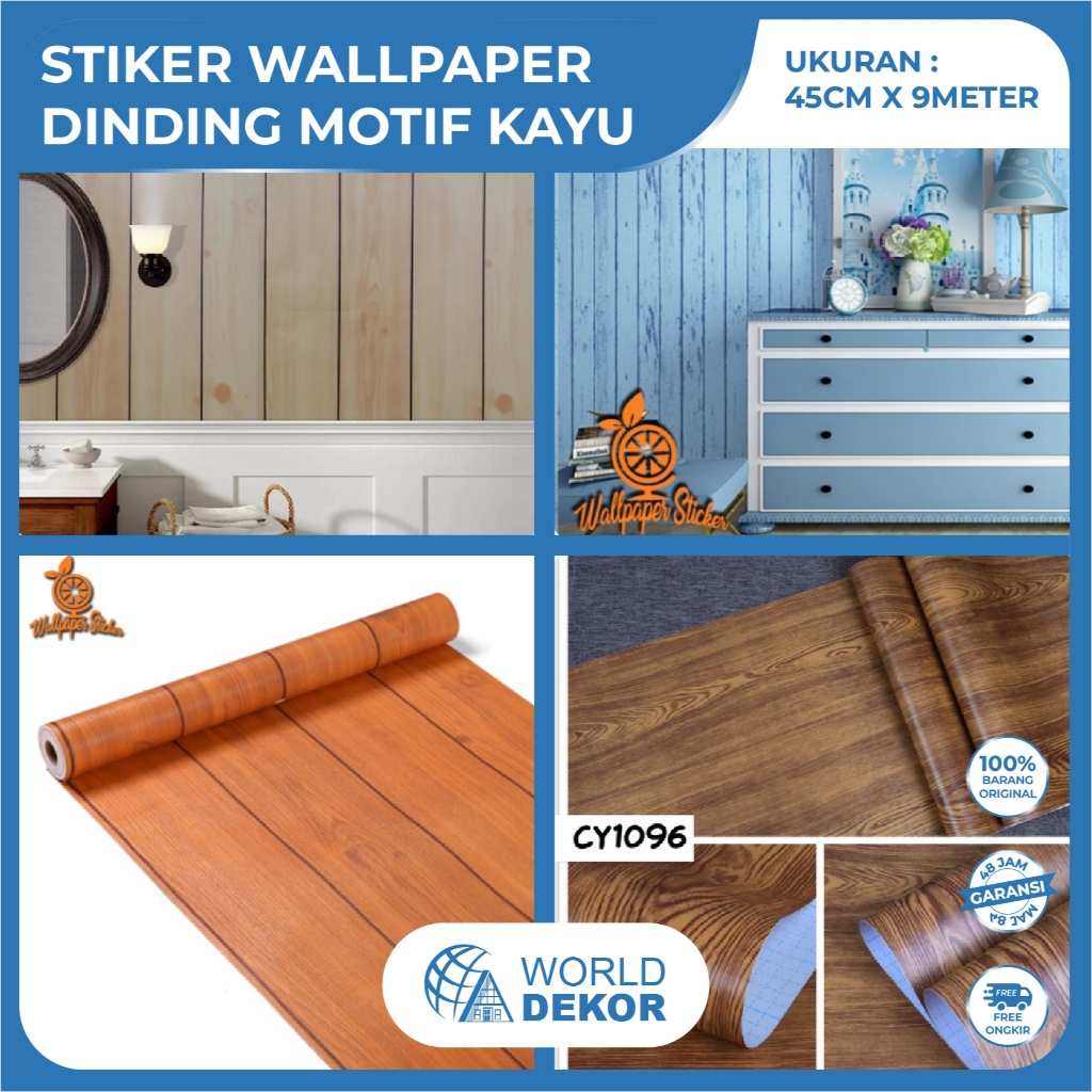 Jual Wallpaper Dinding Polos Wallpaper Stiker Dinding Ruang Tamu 45cm x