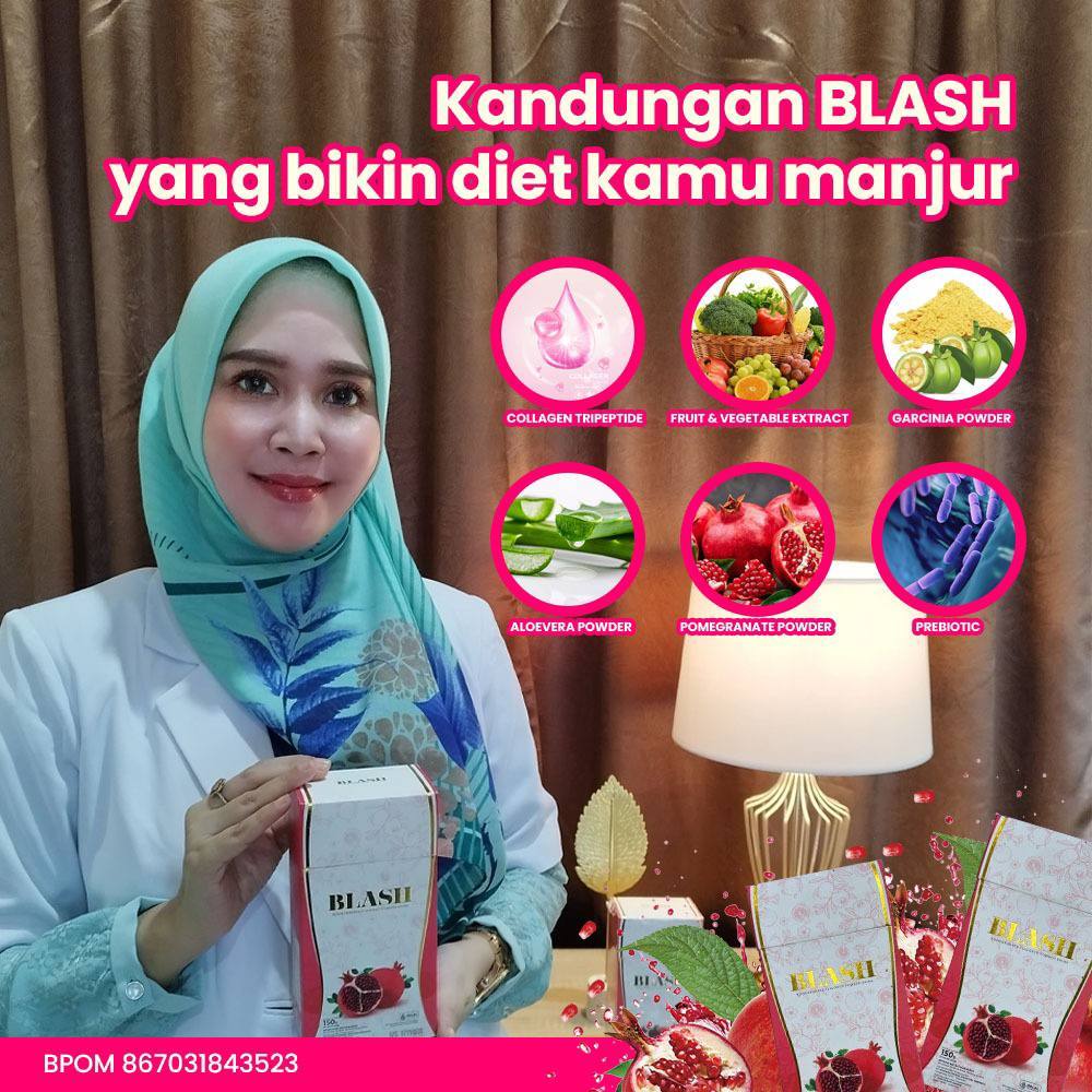 Jual BLASH - Minuman fiber diet colagen collagen kolagen drink bpom ...