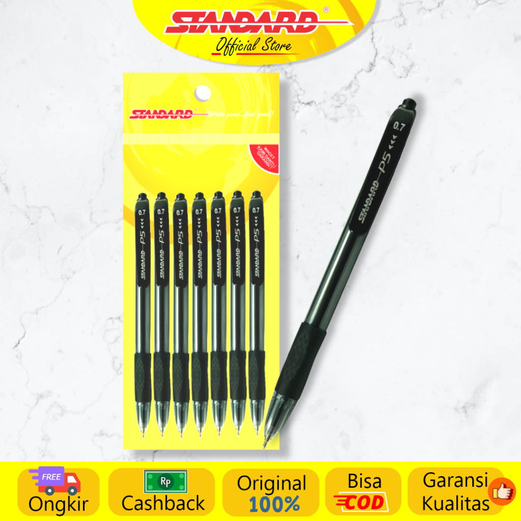 Standard - Pulpen R8 0.7 ( Alat Tulis / Pen / Ballpoint / Pena ) (2)