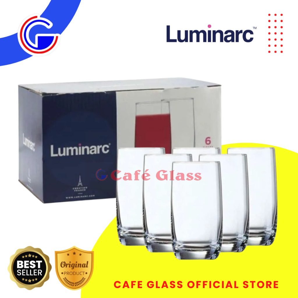 Gelas Kaca Untuk Hotel - Gelas Minuman Restoran - Gelas Vigne - Gelas Luminarc Set