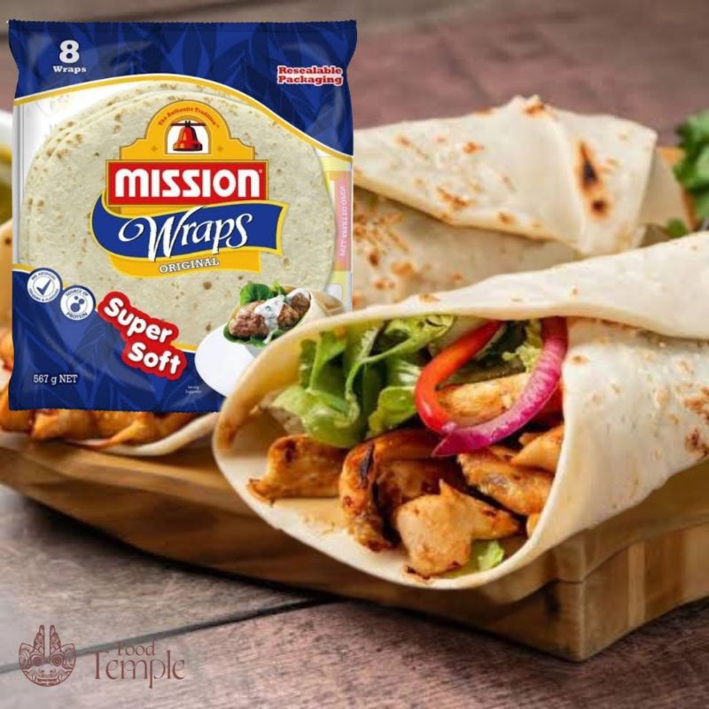 Jual Mission Wraps Original Super Soft Kulit Tortilla Kebab | Shopee ...