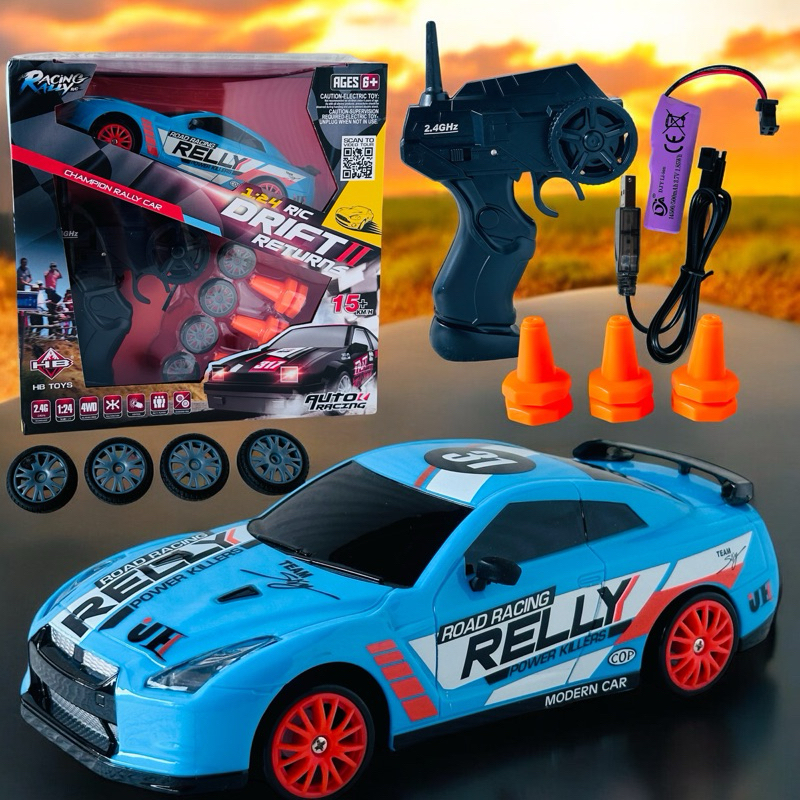 Jual Mobil RC Drift 4WD 2,4GHz / Mobil Remot Drift racing mini skala 1: ...
