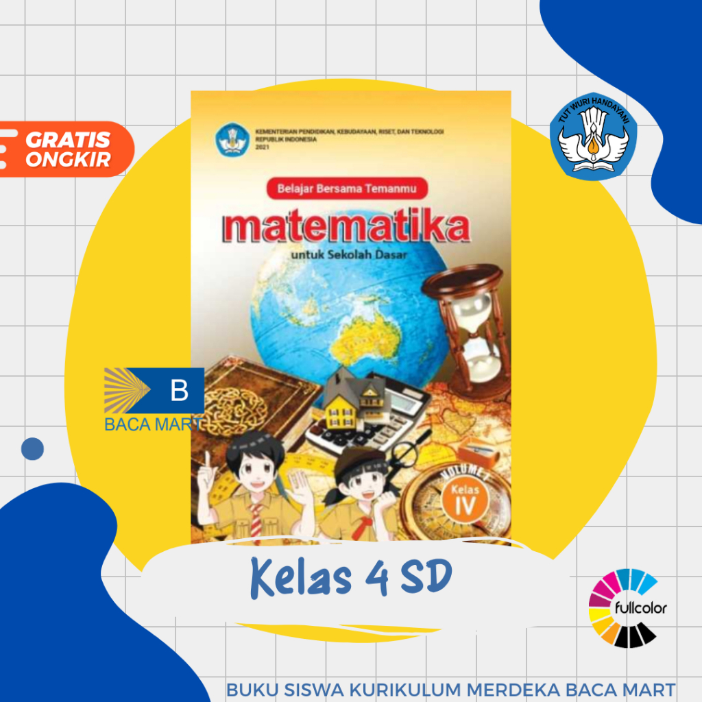 Jual Buku Siswa MATEMATIKA VOLUME 1 KELAS 4 SD Kurikulum Merdeka ...