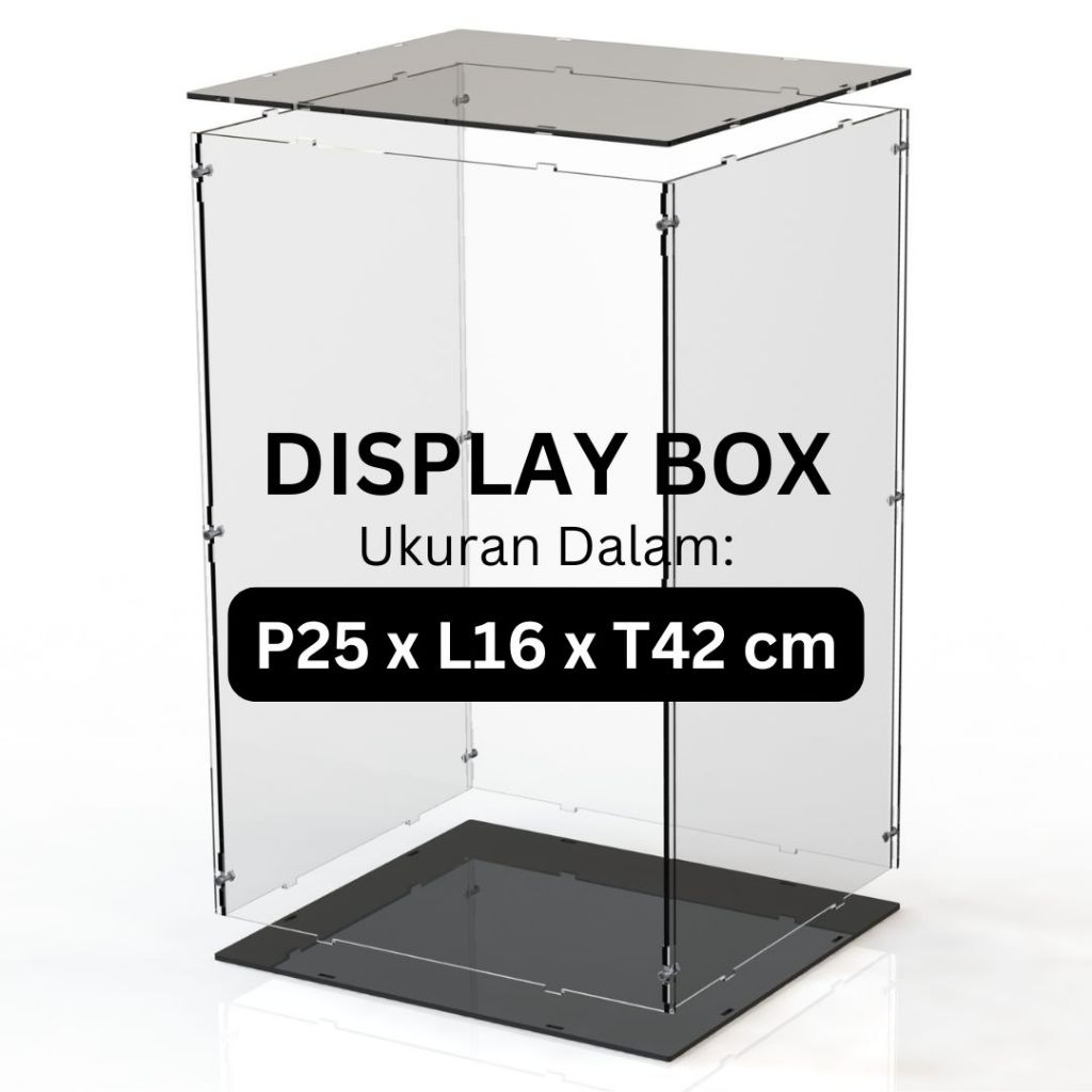 Jual Box Acrylic Boneka Anti Debu Ukuran Dalam P25xL16xT42 | Shopee ...
