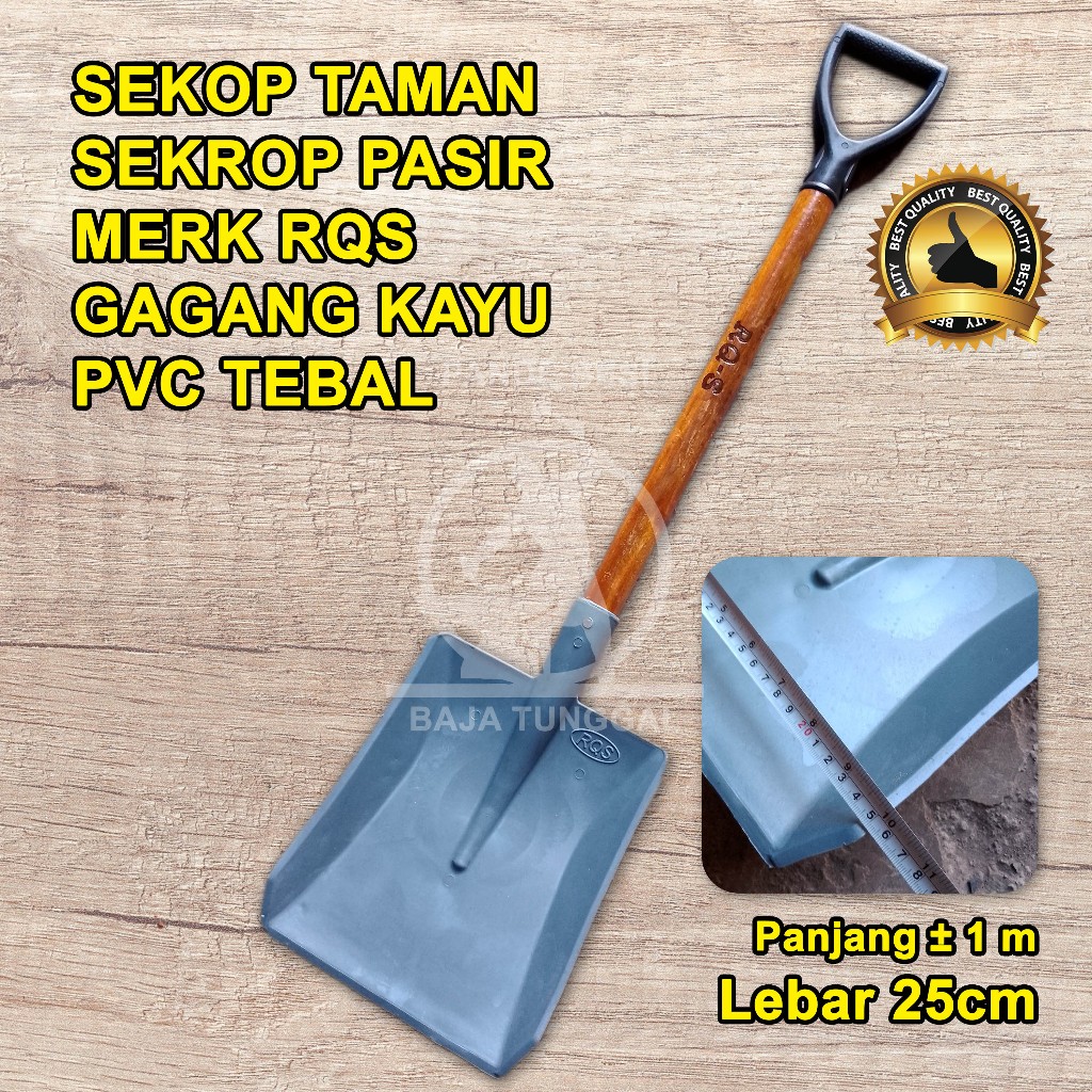 Jual SEKROP PVC RQS GAGANG KAYU TEBAL - SEKOP PASIR RQS PVC | Shopee ...