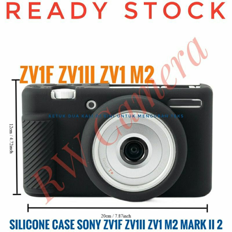 MUZIRI KINOKOO Custodia In Silicone Morbido Per Sony ZV-1 Mark II (Verde) – Protezione Antigraffio E Impugnatura Migliorata - 3