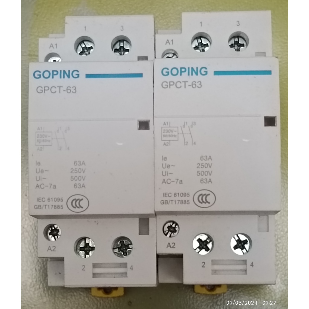 Jual Kontaktor GOPING 2 Pole | Shopee Indonesia