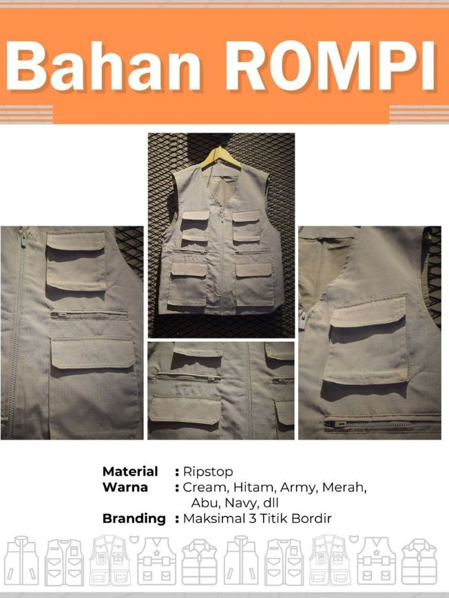 Jual ROMPI CUSTOM PREMIUM Bebas Design | Shopee Indonesia