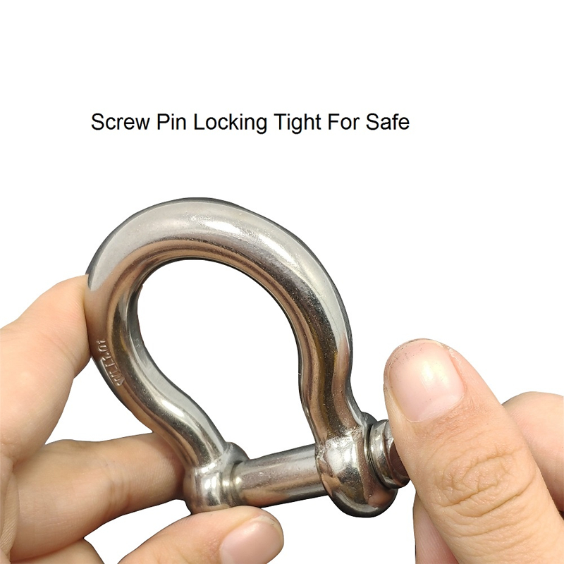 Jual 5pcs M4/M5/M6 Pin Sekrup Busur Shackle Stainless 304 Shackle Bow ...