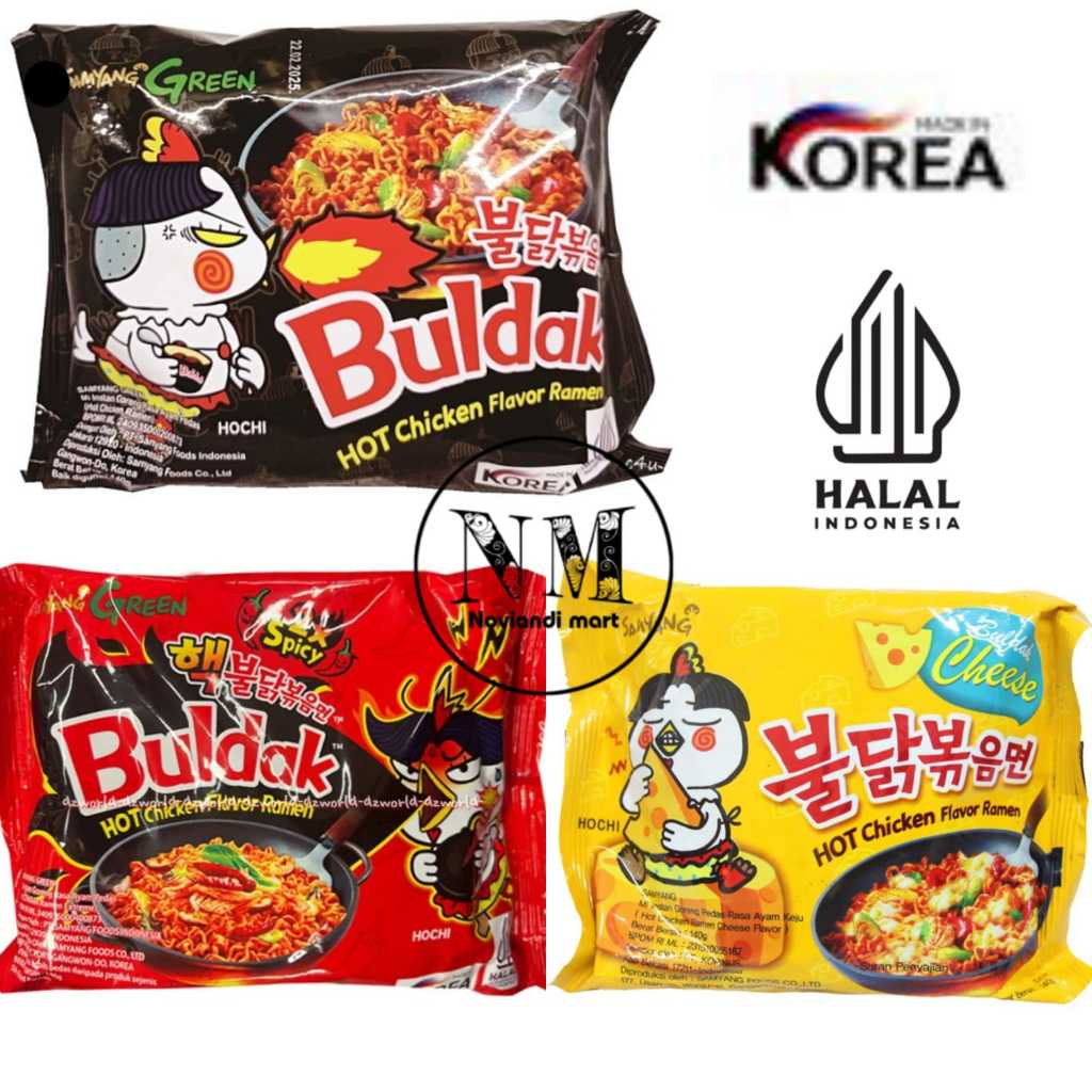 Jual EXP OKTOBER 2025 MIE SAMYANG SEMUA VARIAN HOT CHICKEN BULDAK RAMEN