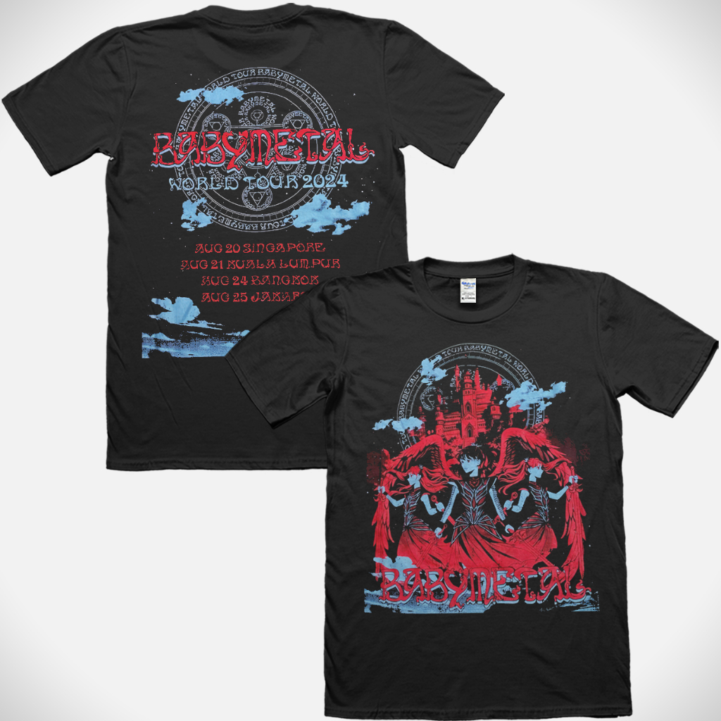 BABYL 2024年ワールドツアー Kingslayer Tシャツ BABYMETAL KingSLAYER T-shirt