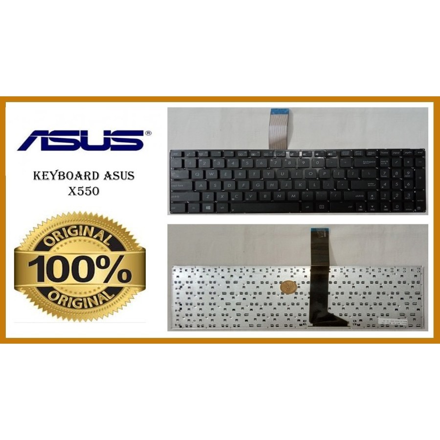 TASTIERA PER ASUS X550 F550 CON TOPCASE PALMREST SILVER