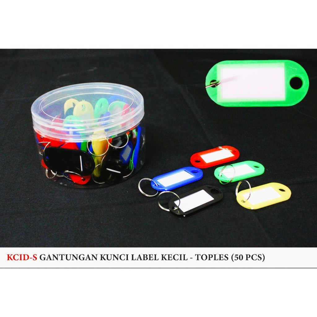 Jual Key ring / gantungan kunci Label Single Side (1 box isi 50pcs ...
