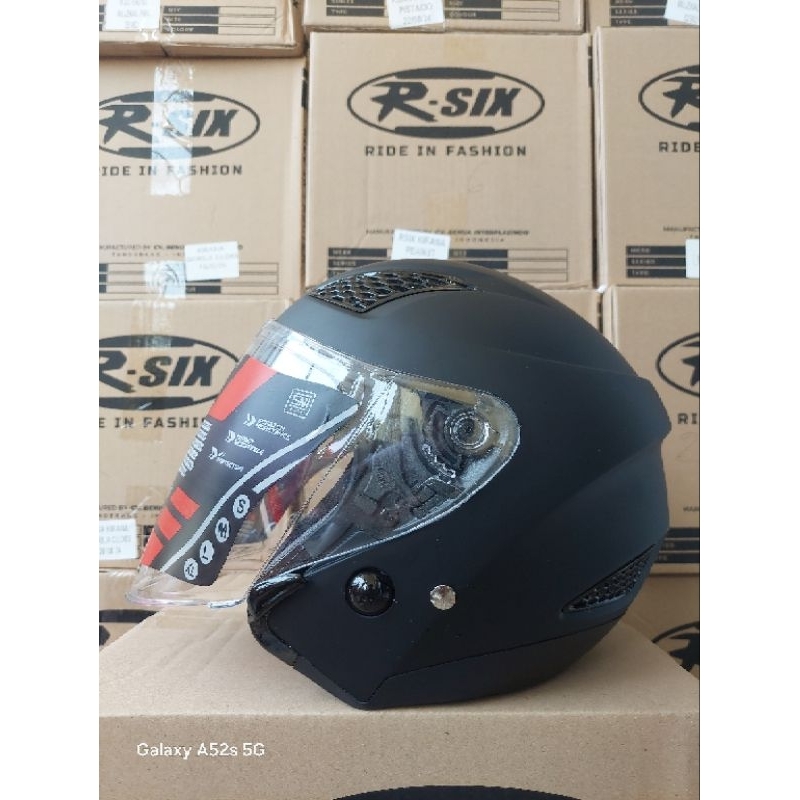 Jual HELM R SIX KIRANA FULL WARNA ORIGINAL PRODUK | Shopee Indonesia