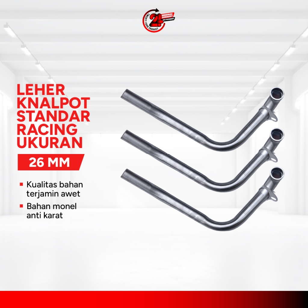 Jual Leher Knalpot Standar Racing Ukuran 26 Mm 26-28 28 Rata 28-32 PNP ...