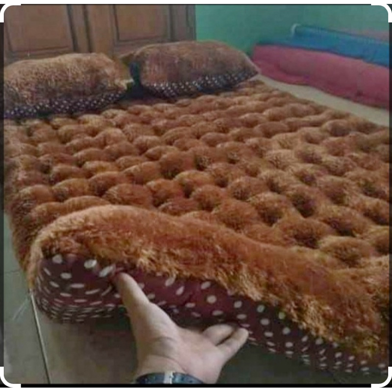 Jual Kasur Lantai Kasur Bulu Rasfur Jumbo Tebal Empuk Qualitas premium ...