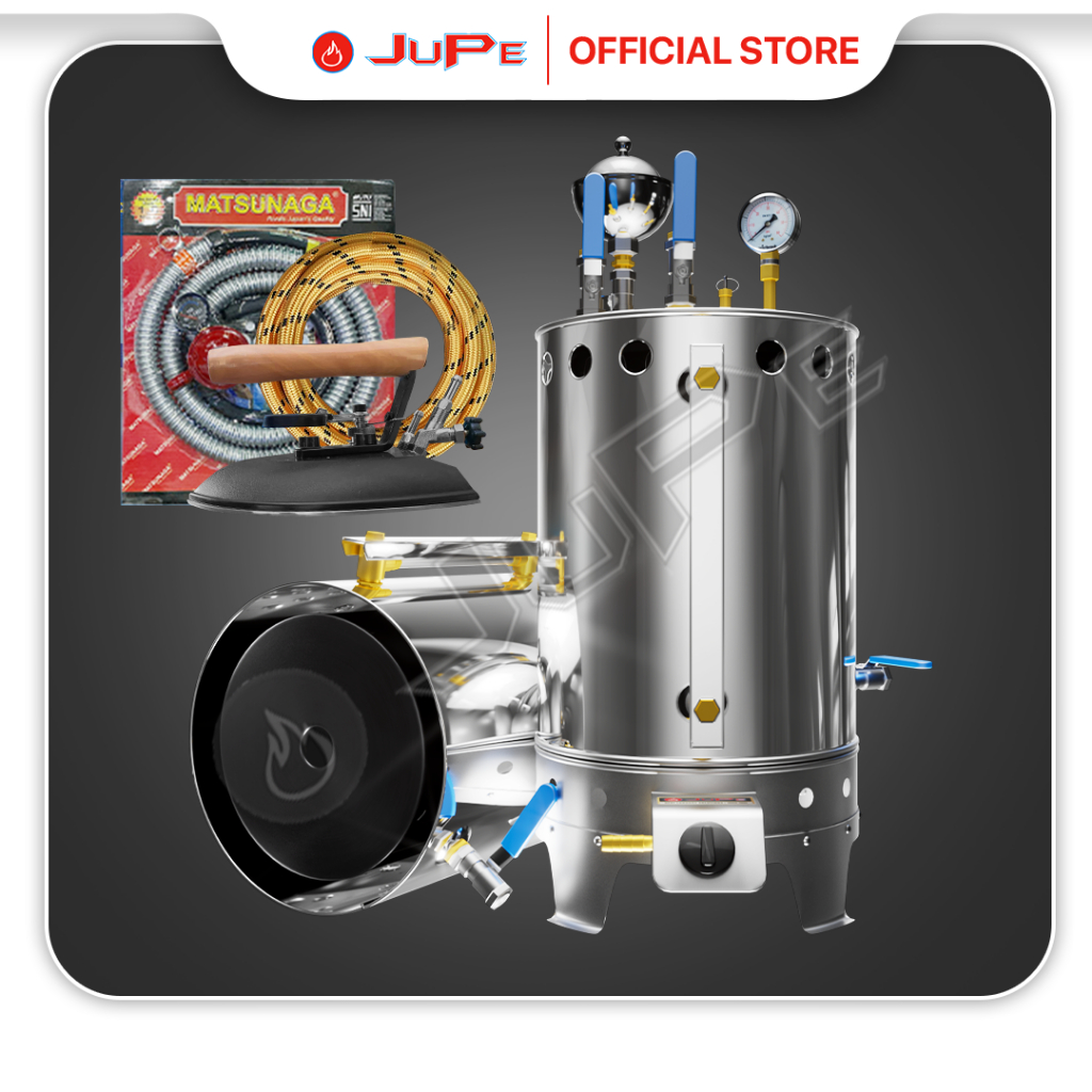 Jual FREE ONGKIR Setrika Uap Boiler Gas 10 liter 1 Setrika Komplit ...