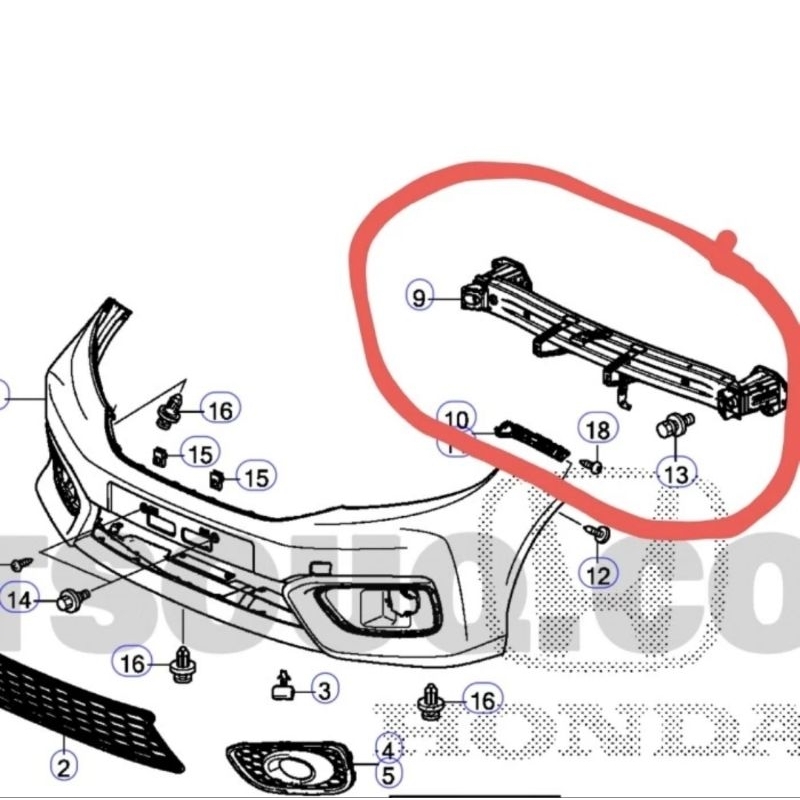 Jual Beam Comp All new Brio 2018-2022 Genuine!!! | Shopee Indonesia