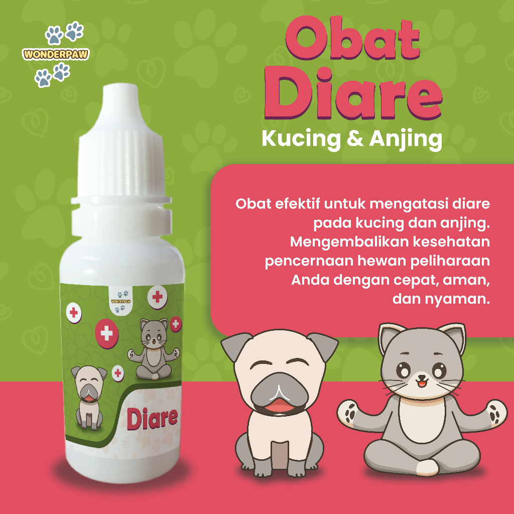 Jual Wonderpaw Obat Diare Anabul Kucing Anjing | Shopee Indonesia
