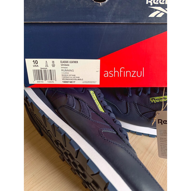 Jual Reebok Classic Leather Men Sepatu Lifestyle size 43/28cm | Shopee ...