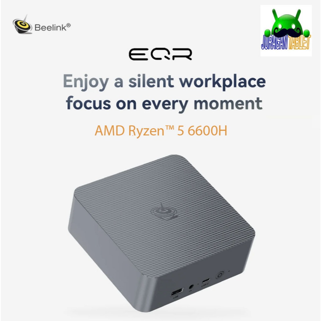 Jual MiniPC Beelink EQR6 AMD Ryzen5 6600H DDR5 SSD NVMe WiFi6 Dual