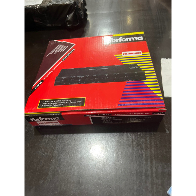 Jual PERFORMA PARAMETRIC EQUALIZER PERFORMA PF-007 PERFORMA PRE AMP ...