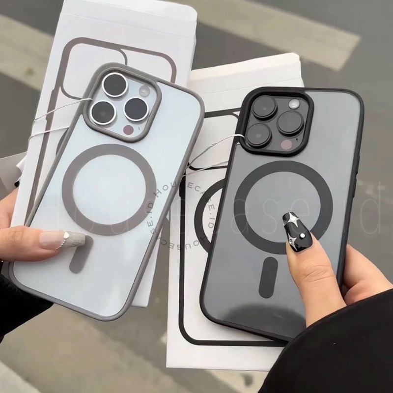 Jual [+PACKING BOX] Premium Hybrid Hardcase HD Magsafe FOR IPHONE