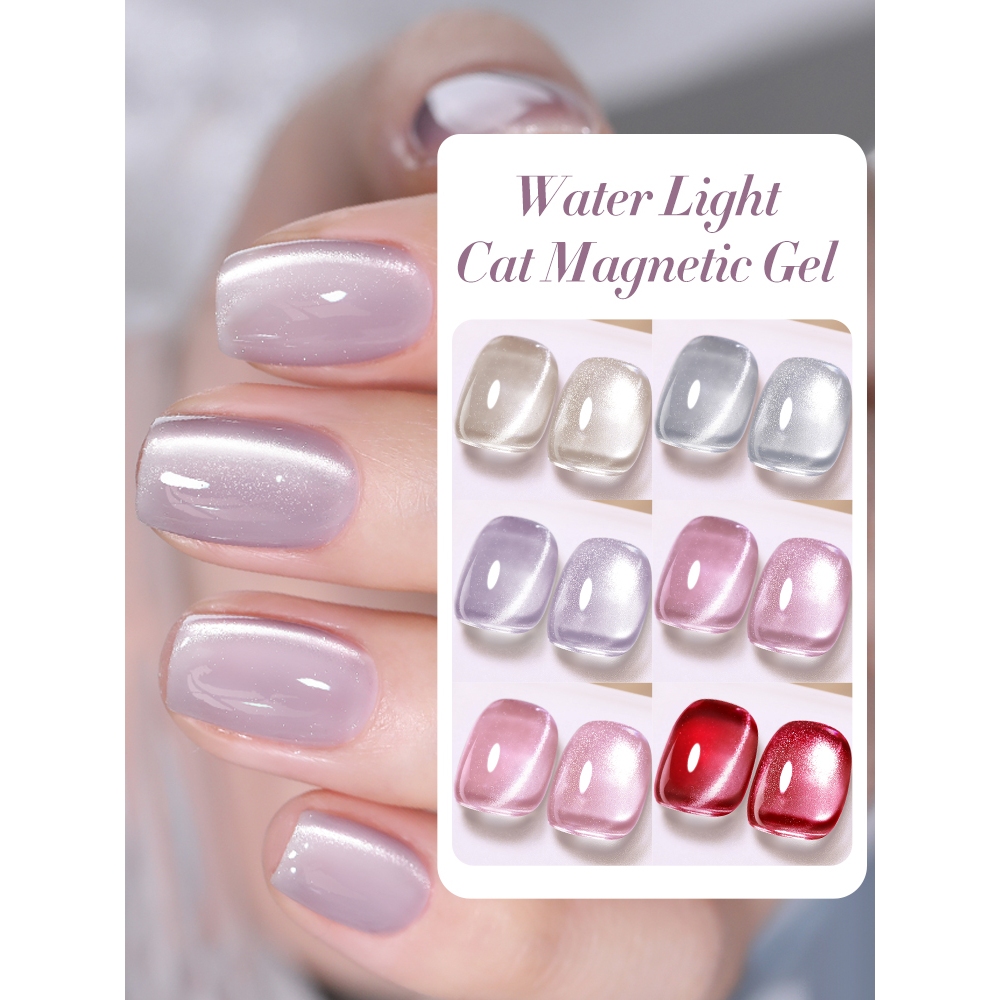 Jual [KUUKUU]BORN PRETTY WATER LIGHT CAT EYE NAIL GEL POLISH CAT EYE