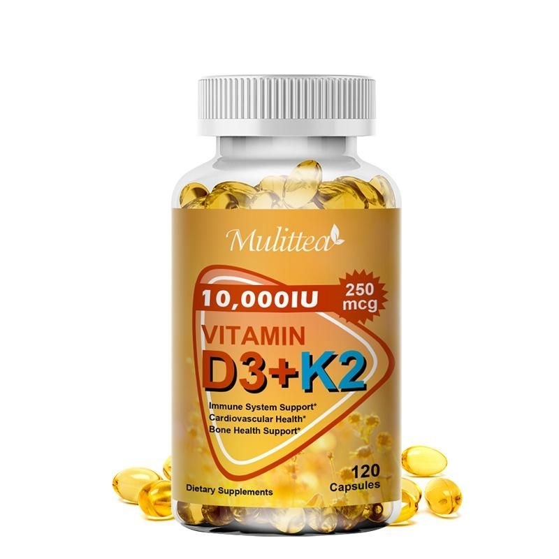 Jual Mulittea vitamin D3 K2 10000iu isi 120 softgel Shopee Indonesia