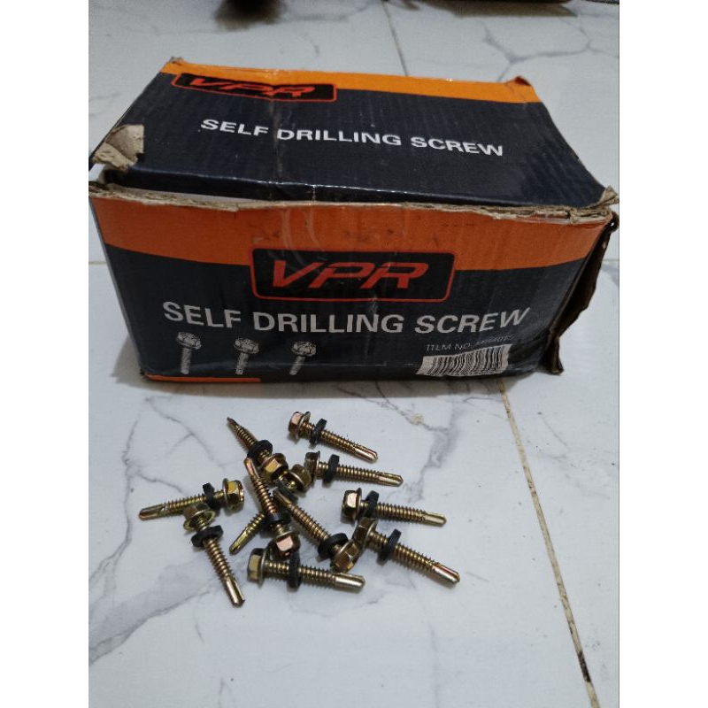 Jual baut rofing 3cm 1box baut atap baja ringan 30mm roofing vpr 1dus ...